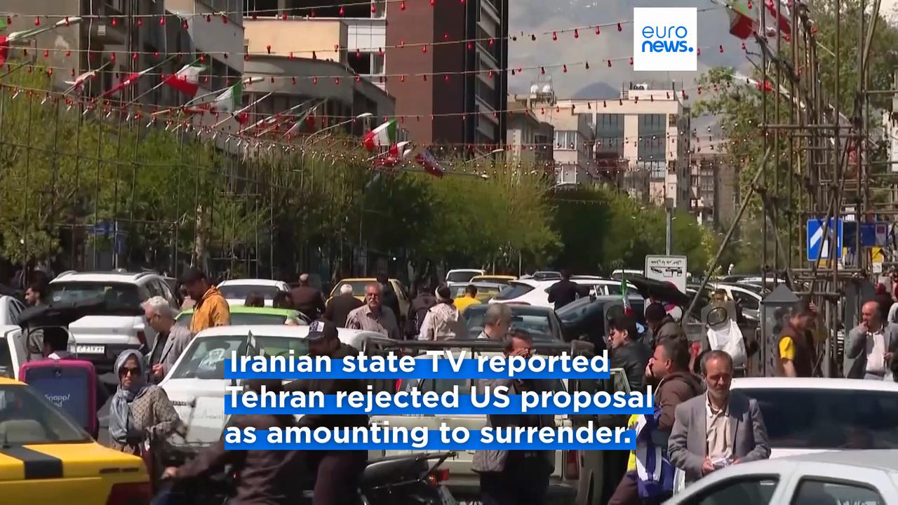 Video thumbnail for Trump rejects Iranian response to US ceasefire proposal as 'totally unacceptable'