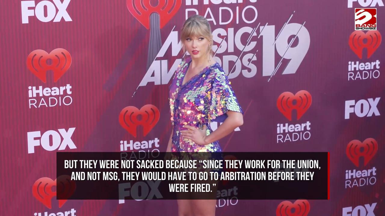 Video thumbnail for Workers asked to leave Madison Square Garden after taking photos before Taylor Swift and Travis Kelce's wedding