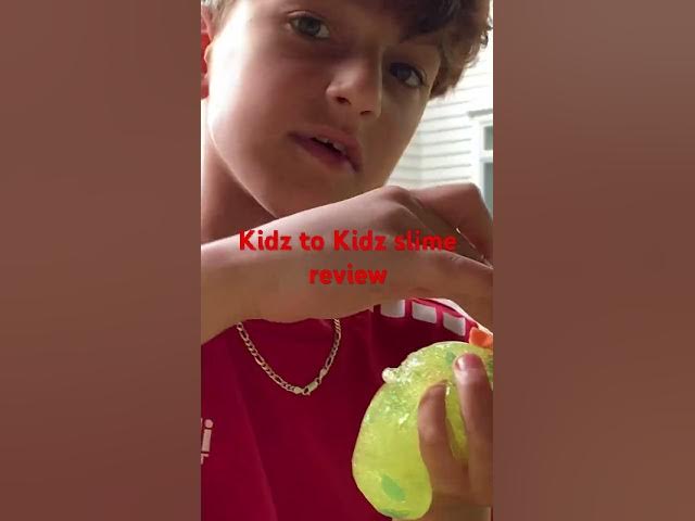 Video thumbnail for Kidz to Kidz slime review😎😁