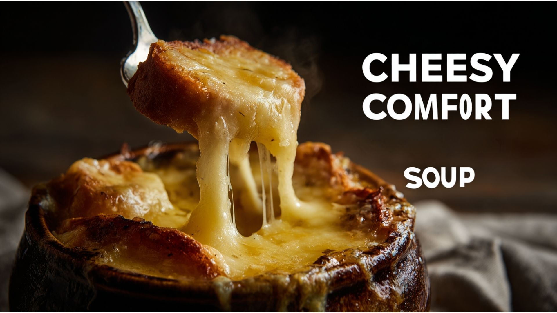 Video thumbnail for Slow Cooker French Onion Soup (Easy & Cheesy Comfort Food)