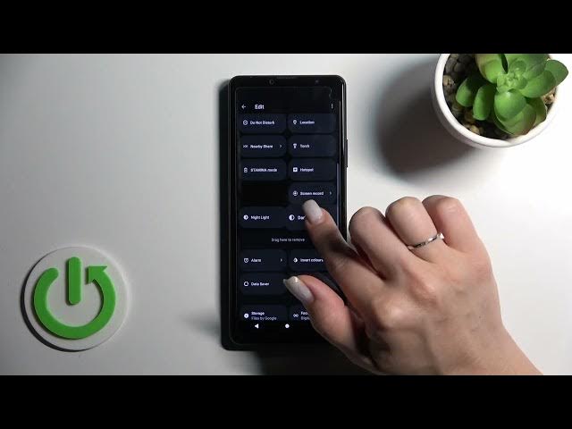 Video thumbnail for SONY Xperia 10 IV - How To Edit Notification Panel Shortcuts