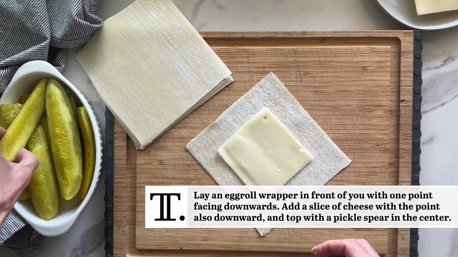 Video thumbnail for Game-Day Fried Pickle Eggrolls Recipe
