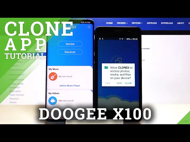 Video thumbnail for How to Transfer Data from Doogee X100 to Android Smartphone