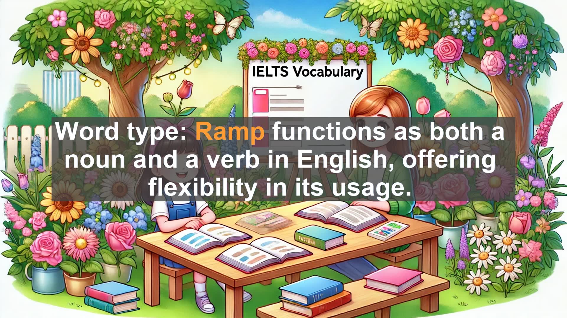 'Video thumbnail for 2000 Must Know IELTS 9.0 Vocabulary - Master the Word 'Ramp' for IELTS Success'