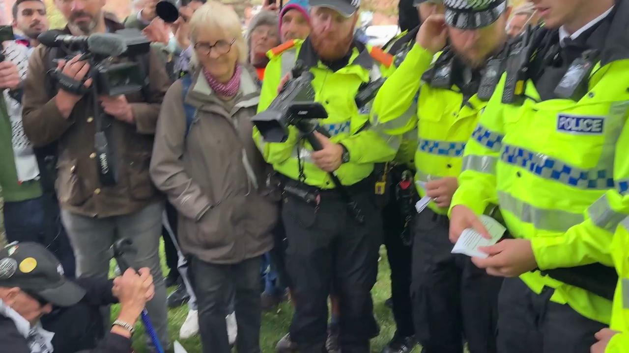 Video thumbnail for UK: Mass Arrests At Labour Conference Protest As 94-Year-Old Human Rights Barrister Among Those Detained.