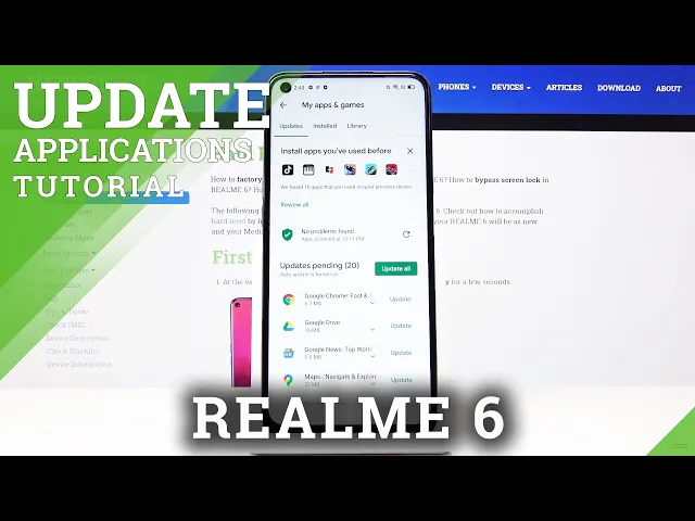 Video thumbnail for How to Update Apps in REALME 6 – Newest App Version