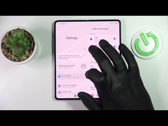 Video thumbnail for SAMSUNG Galaxy Z Fold 4 - How To Find My Phone Number
