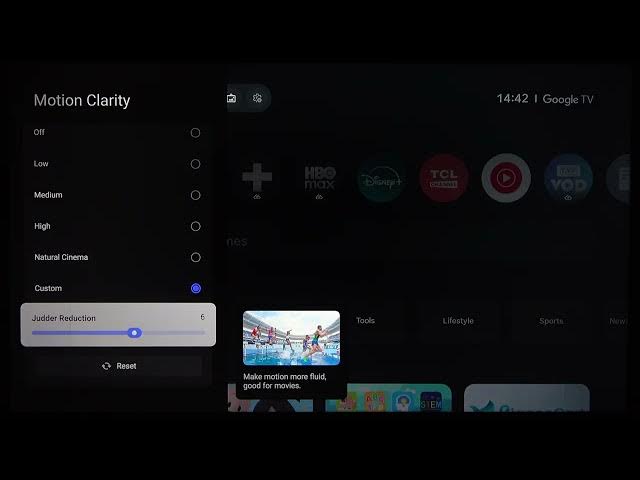 Video thumbnail for TCL 43C61B – How to Reduce Picture Judder & Blur