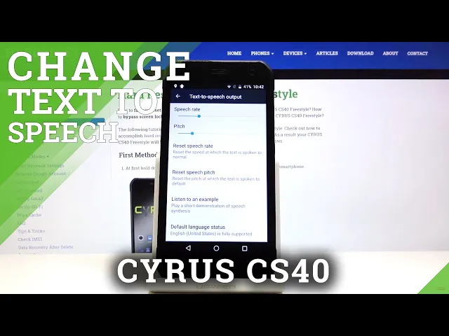 Video thumbnail for How to Enable Text-to-Speech in CYRUS CS40 – Android Accessibility Suite