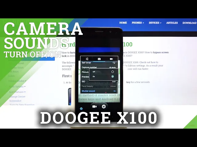 Video thumbnail for How to Manage Camera Shutter Sound in DOOGEE X100 – Turn Off Camera Sound Feedback