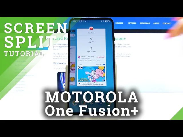 Video thumbnail for How to Turn On/Off Split Screen on Motorola One Fusion+ | Dual Screen Feature