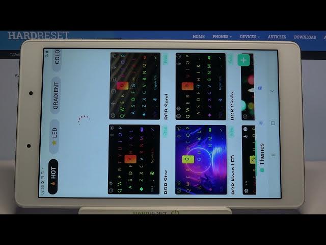Video thumbnail for How to Download LED Keyboard on SAMSUNG Galaxy Tab A 8.0 - Apply LED Keyboard