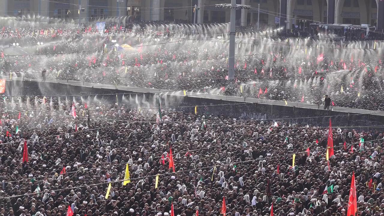 Video thumbnail for Iran: Iran holds mass funeral prayer for slain supreme leader.