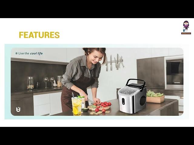 Video thumbnail for EUHOMY ZX IM 18S AZ HM Ice Maker Machine