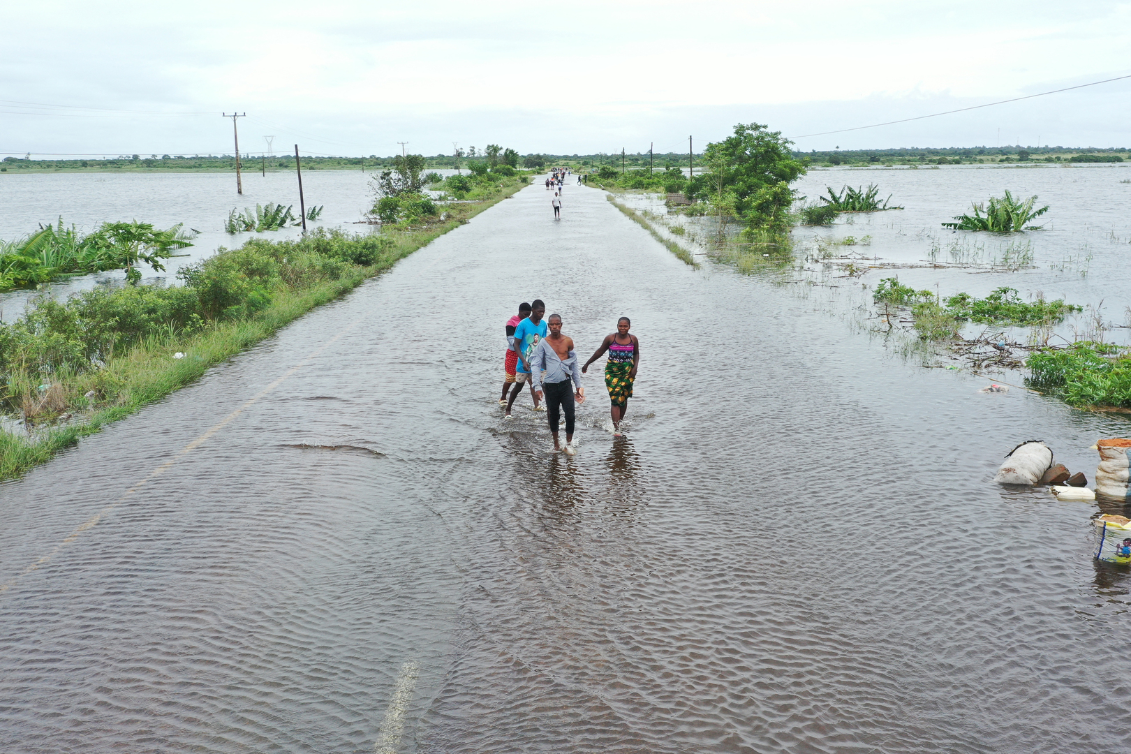 Video thumbnail for Mozambique floods: Widespread damage after weeks of heavy rain