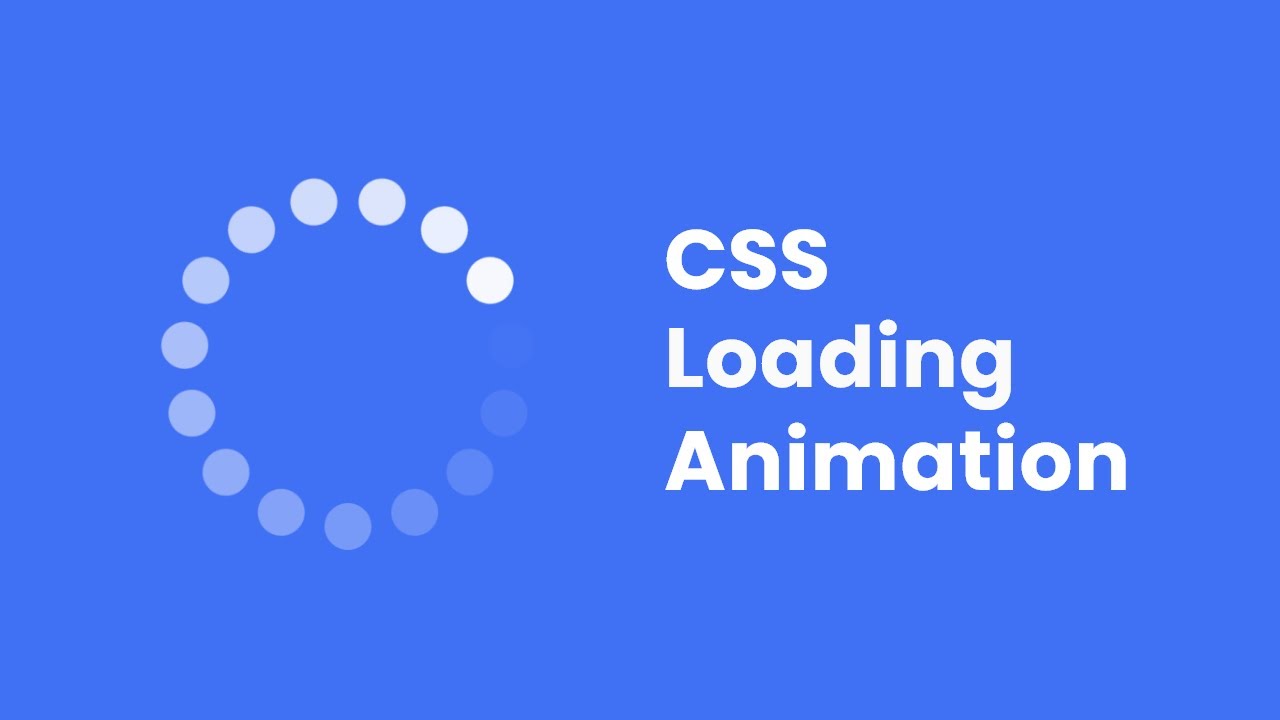 'Video thumbnail for How to make a Loader in HTML & CSS _ Website Loading Animation'