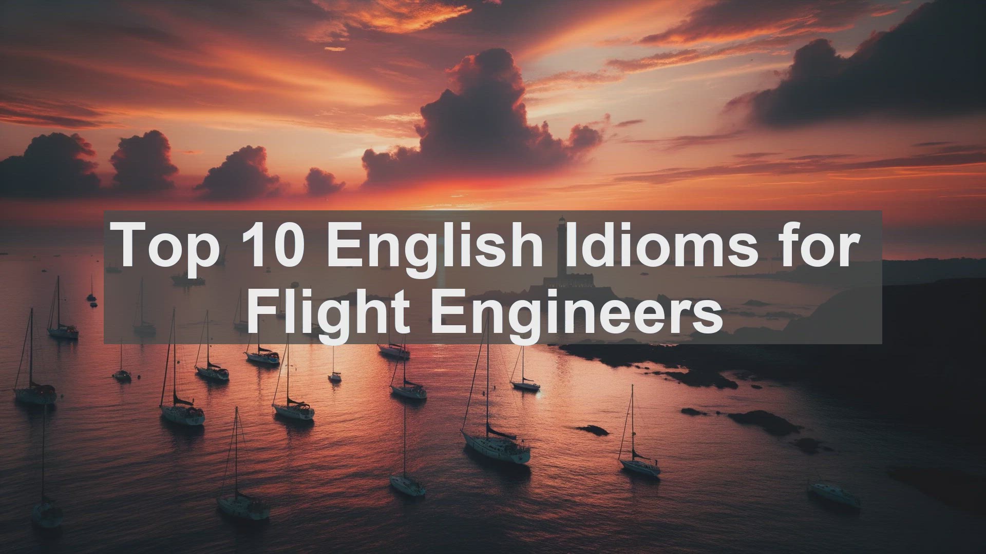 'Video thumbnail for Top 10 English Idioms for Flight Engineers'