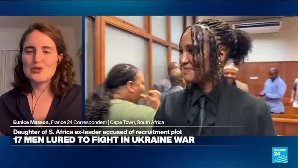 Video thumbnail for Daughter of ex-South African leader Zuma accused of luring men to fight in Russia-Ukraine war
