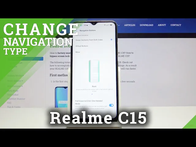 Video thumbnail for How to Enter Navigations Options in Realme C15 – Set Up Gesture Navigation Bar