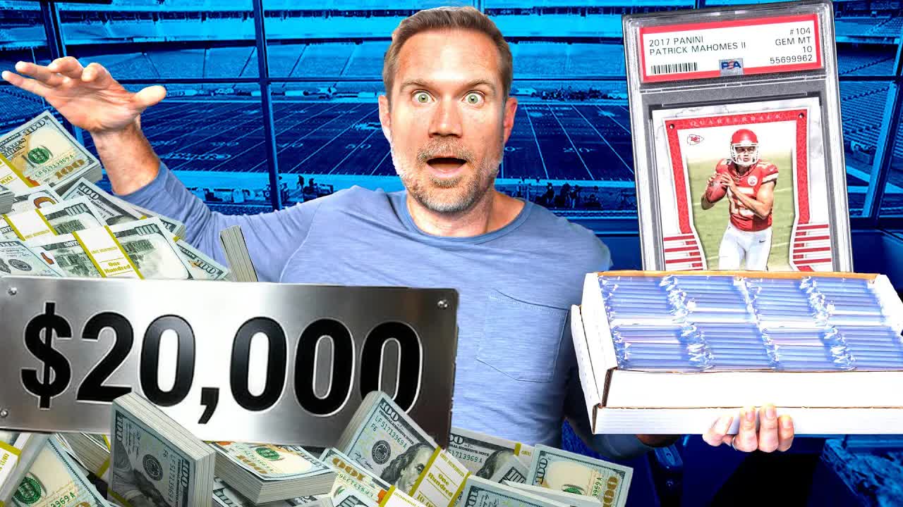 Video thumbnail for Sports Card Investor: $20k sports card dealer table buyout! jordan, mahomes, clark & more