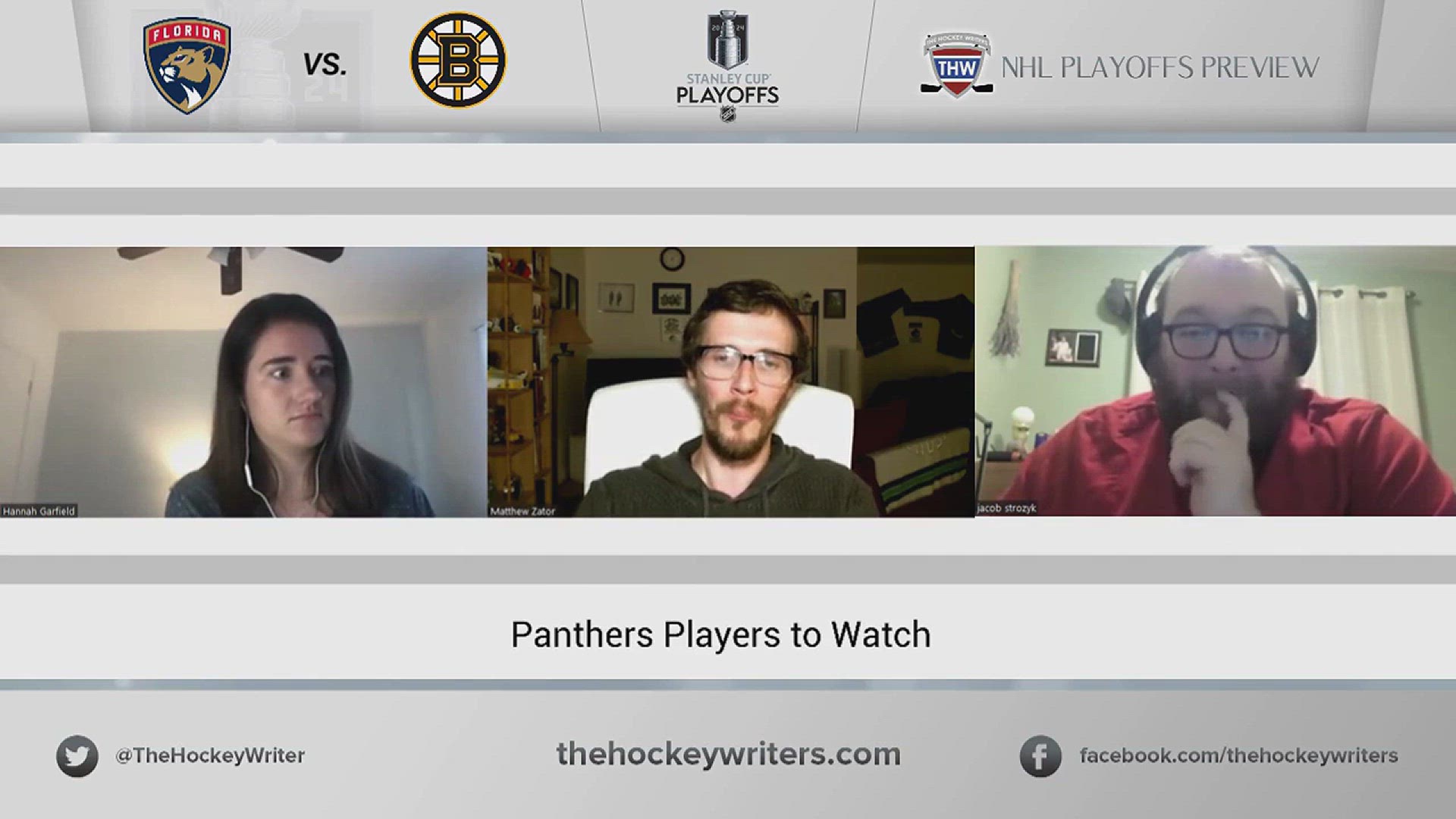 Video thumbnail for Panthers vs. Bruins 2024 NHL Playoff Preview - Panthers Players to Watch
