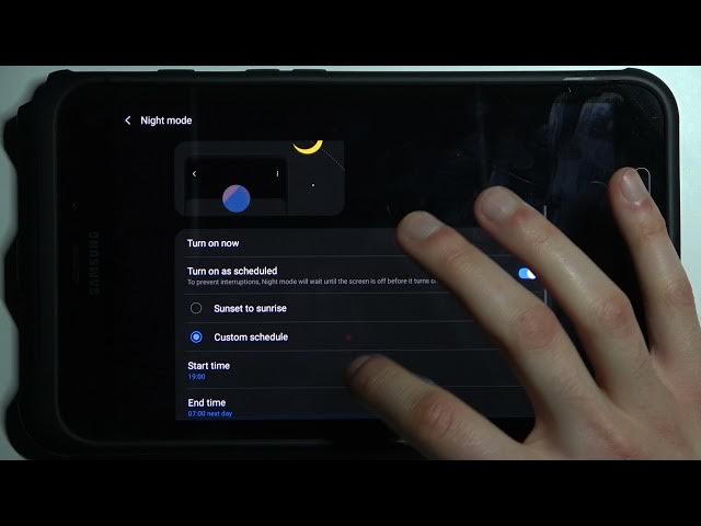 Video thumbnail for How to Enable Night Mode on SAMSUNG Galaxy Tab Active2 - Blue Light Filter