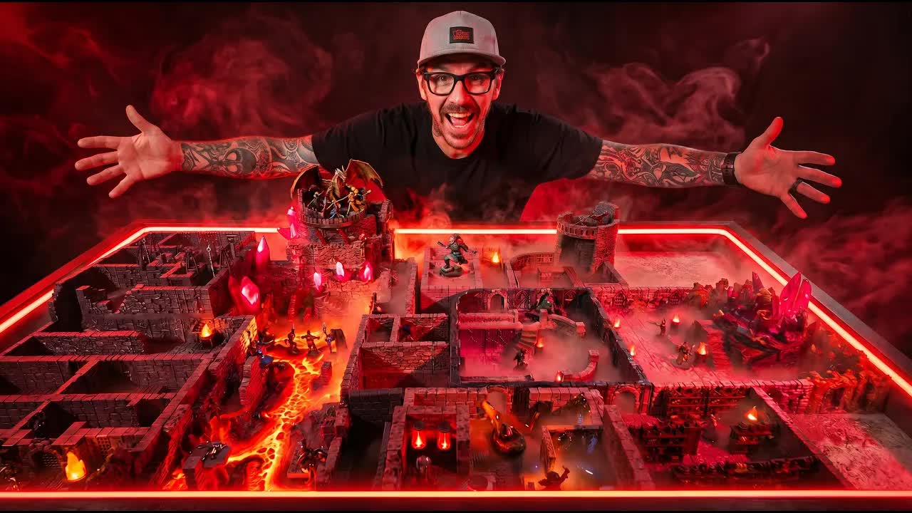 Video thumbnail for Jonny Builds: I Built The ULTIMATE D&D Gaming Table