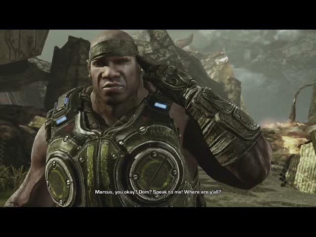 Video thumbnail for Gears of War 3 - Act 2 Chapter 1 Shipwreck: Cole Calls Marcus | Wild Ticker (Picks Up Weapons)