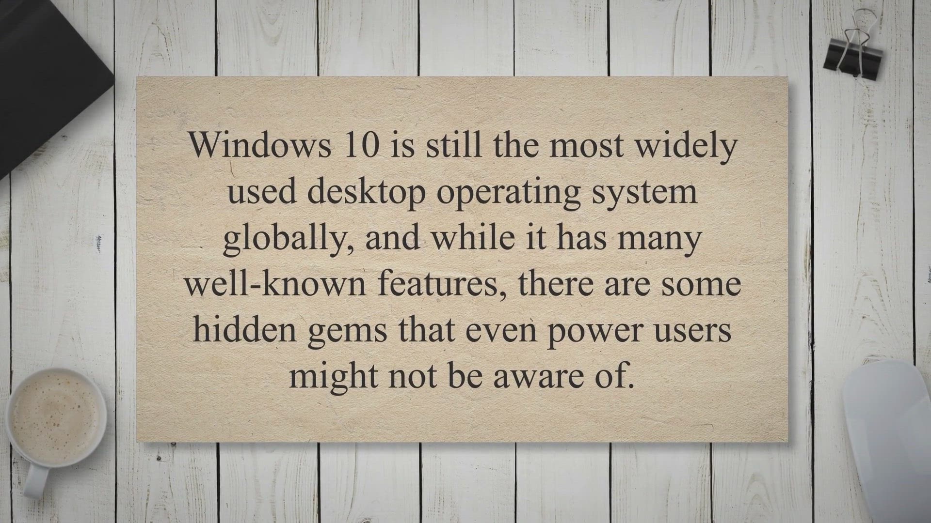 Video thumbnail for 3 Lesser Known Windows 10 Tips That You Should Know