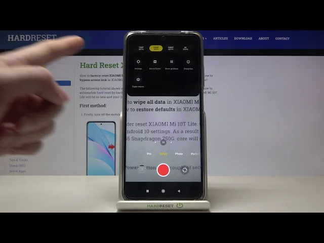 Video thumbnail for How to Activate Image Stabilization on Xiaomi Mi 10T Lite - Video Stabilization