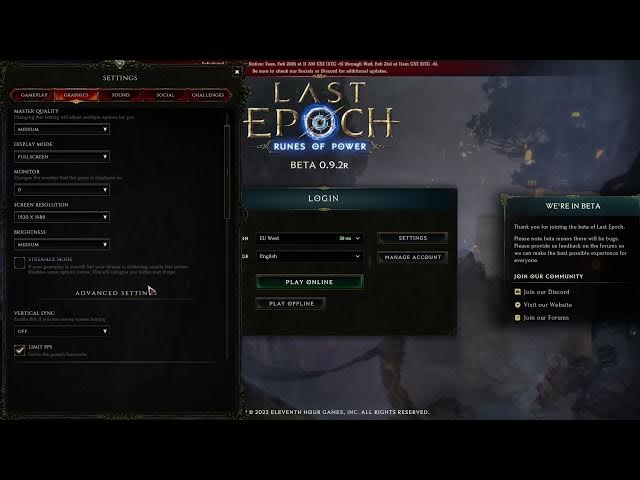 Video thumbnail for How To Set Full Screen In Last Epoch