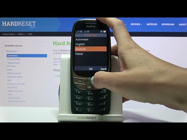 Video thumbnail for How to Change System Language in NOKIA 6310 2021 - Set Up Device Language
