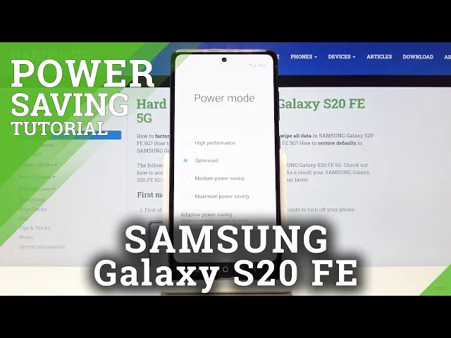 Video thumbnail for How to Activate Power Saving Mode on SAMSUNG Galaxy S20 FE 5G – Extend Battery Life
