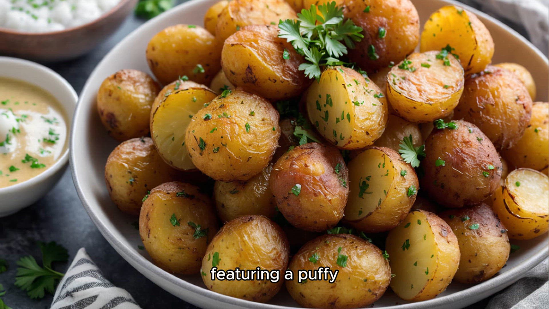 Video thumbnail for Crispy Bubble Potatoes