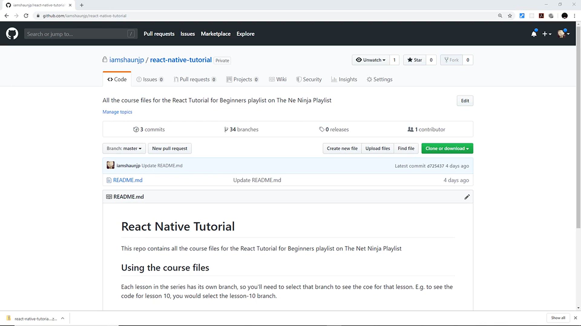 'Video thumbnail for React Native Tutorial  #27 - Using Images'