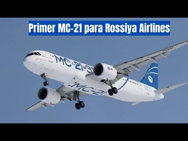 Video thumbnail for El MC-21 transportará pasajeros en 2028, primera entrega a Rossiya Airlines