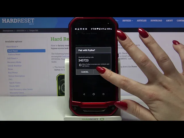 Video thumbnail for How to Connect a Bluetooth Device to KYOCERA Torque G03? – Bluetooth Pairing