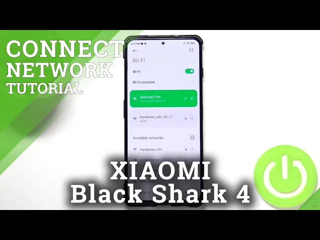 Video thumbnail for How to Connect XIAOMI Black Shark 4 to WiFi Network - Wi-Fi Connection
