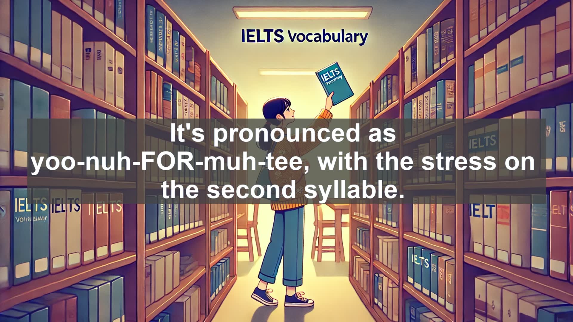 'Video thumbnail for 2000 Must Know IELTS 9.0 Vocabulary - Uniformity: The State of Sameness Explained'