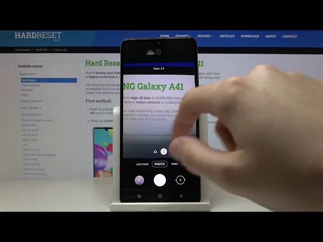 Video thumbnail for How to Change Camera Aspect Ratio in SAMSUNG Galaxy A41 – Customize Camera Features