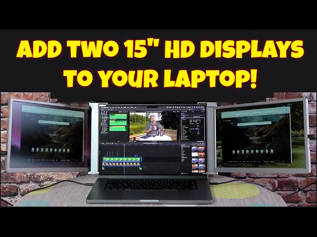 Video thumbnail for FOPO "Triple" Portable 15" Laptop Monitors [S17] -- DEMO & REVIEW