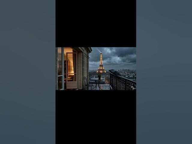 Video thumbnail for A Rainy Night in Paris #capcut #waves #sittingonthedockofthebay