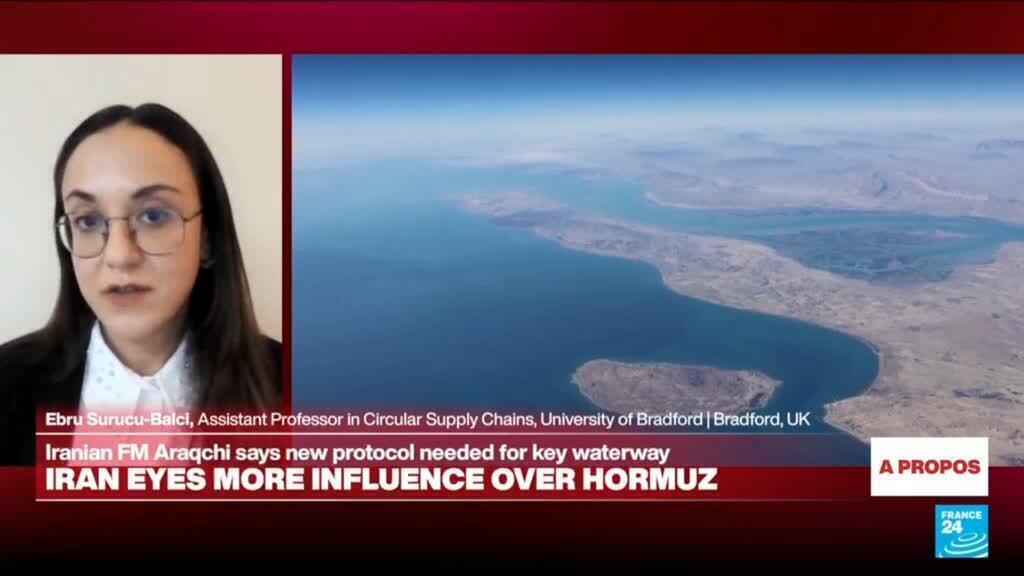 Video thumbnail for International shipping 'chaos' as Strait of Hormuz closure sends ripple effects across the globe