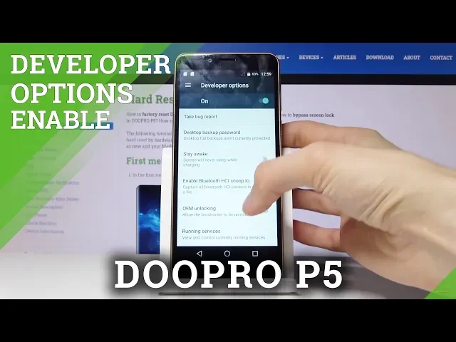 Video thumbnail for How to Enable Developer Options on Doopro P5 – Become Pro User