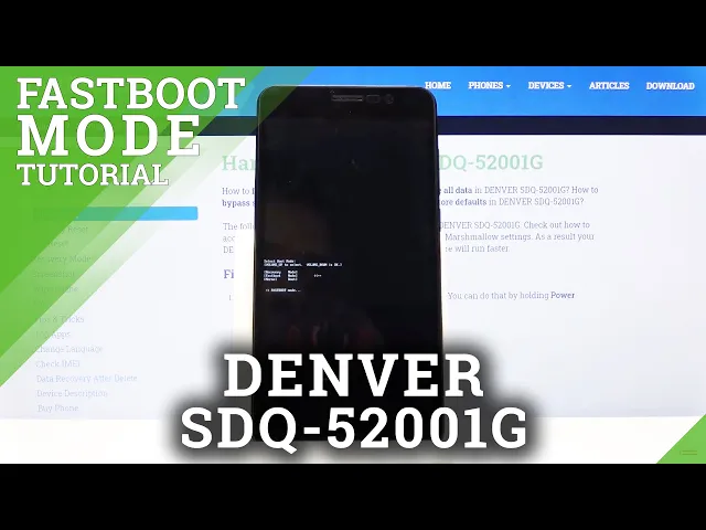 Video thumbnail for How to Enter Fastboot Mode in DENVER SDQ-52001G
