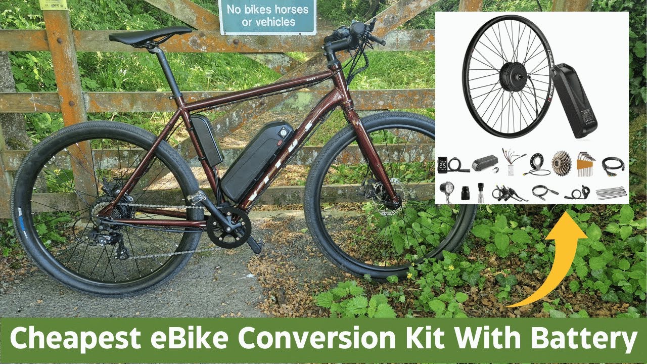 Video thumbnail for Cheapest eBike Conversion Kit With Battery: Sutto 250w e-bike kit review