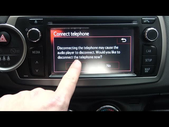Video thumbnail for How to Disconnect Phone from Radio Bluetooth in Toyota Yaris III (2011 - 2020) - Unpair Phone