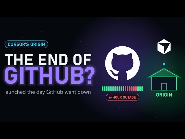 Video thumbnail for Cursor's Origin: The End of GitHub?