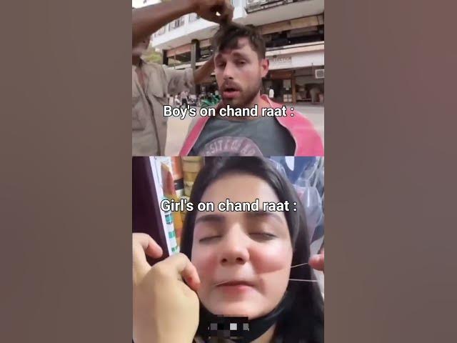 Video thumbnail for Boys Vs girls On chand rat