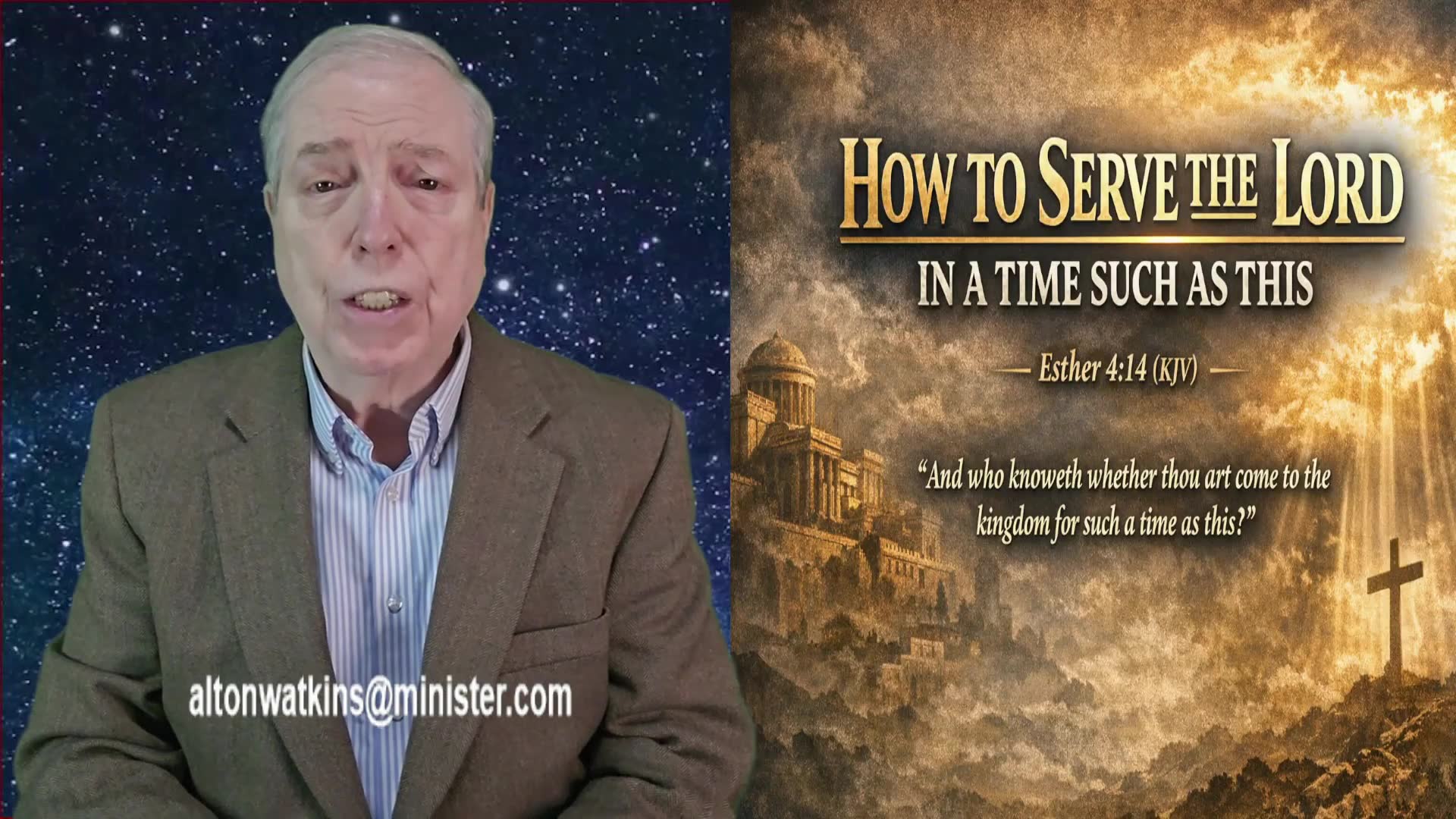 Video thumbnail for How to Serve the Lord in a Time Such as This